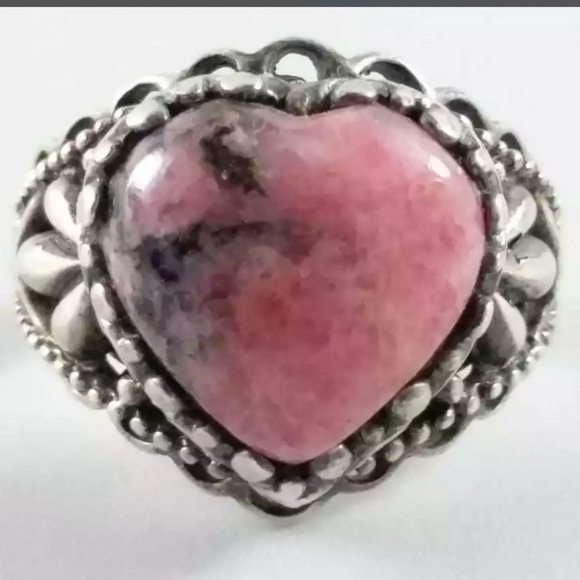 Designer NOA Solid Sterling Silver Heart ❤️ 8.5 Ring magnificent - Picture 3 of 6
